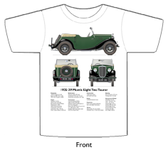 Morris 8 2 seat Tourer 1935-36 T-shirt Front